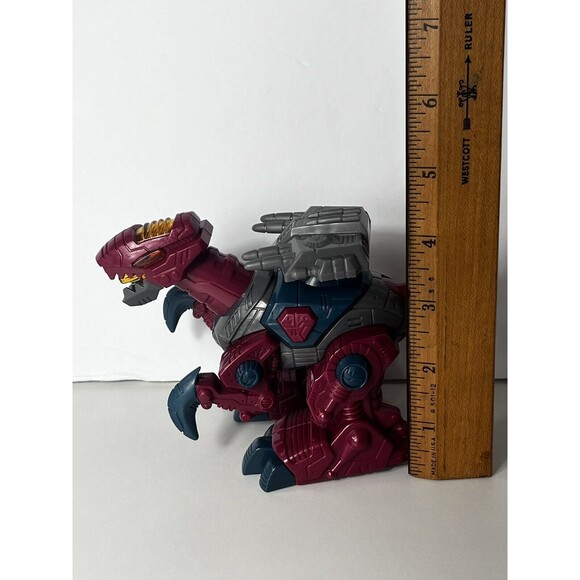 CYBOTRONIX M.A.R.S Electronic Light Up Dinoforce Red Raptor HAP-P-KID - Picture 5 of 6